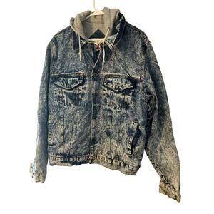 Eagles Ridge Vintage Stone Wash Denim Jacket Size Medium